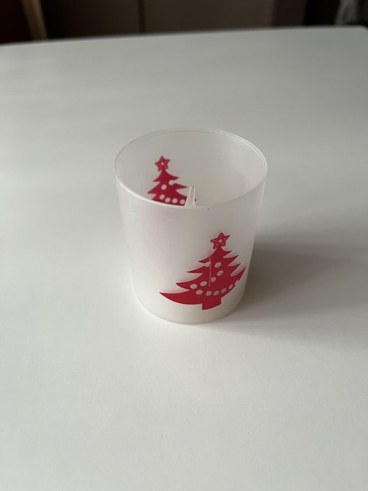 Новорічні прикраси з Кіндер Максі та електронна свічка набір