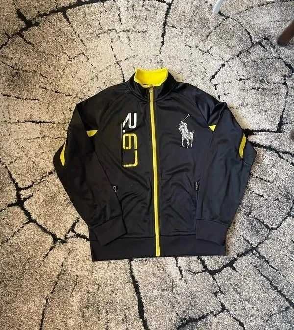 Bluza hoodie zip Ralph Lauren Polo big logo pony basic oversize swag