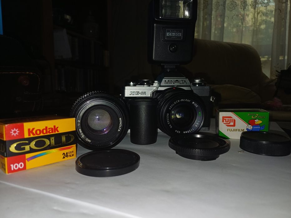 Máquina Fotográfica Antiga Minolta XG M