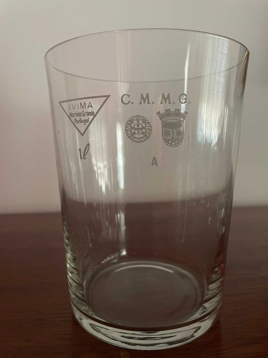 Conjunto Raro de 10 Copos de Aferição IVIMA - C.M. Marinha Grande (Torre Completa)