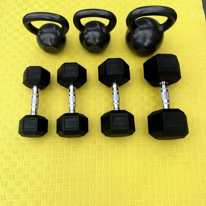 KETTLEBELL żeliwny kettel kettla kula hantle