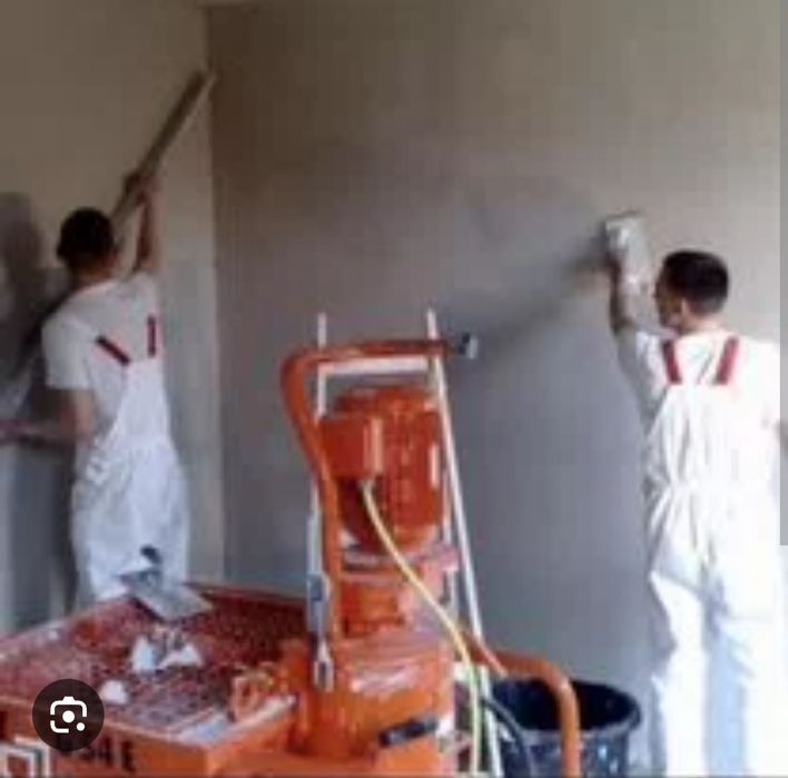 Штукатурка машинна !!! Механізована шпаклівка !!! Безвоздушна покраска