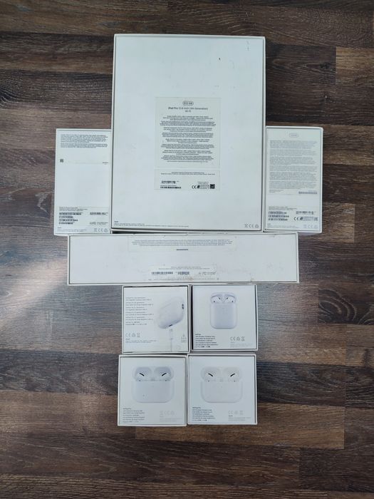 Продам упаковки apple iphone, watch, ipad, airpods.
Ко