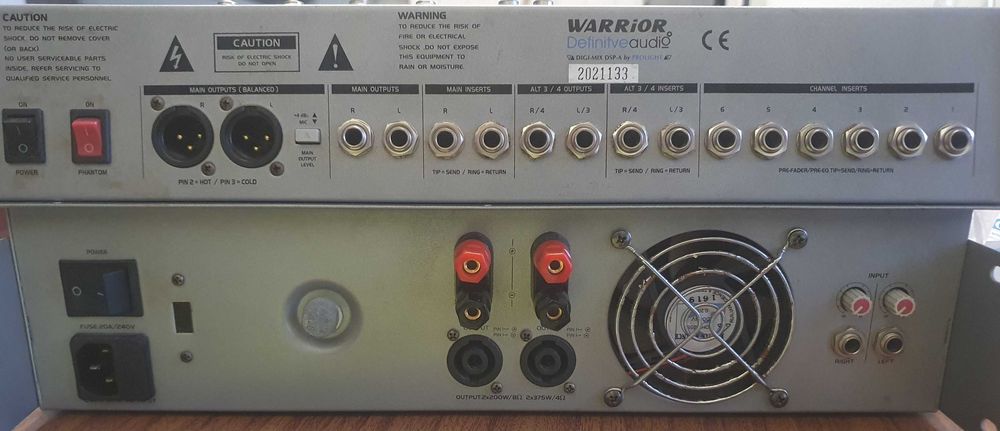 Amplificador com Mesa de Som  - Aceito Trocas.