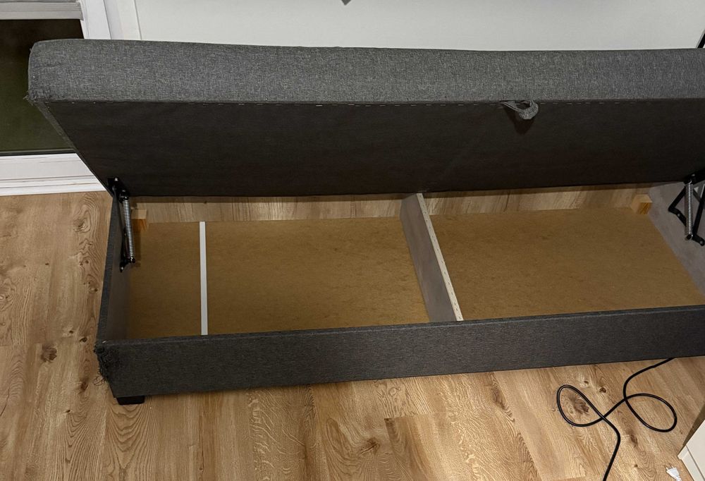 Łóżko pojedyncze tapicerowane tapczan 80x200 cm