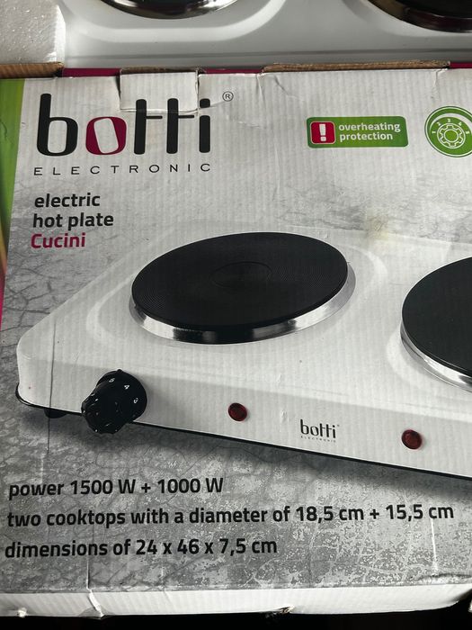 Kuchenka elektryczna 2 palnikowa Botti