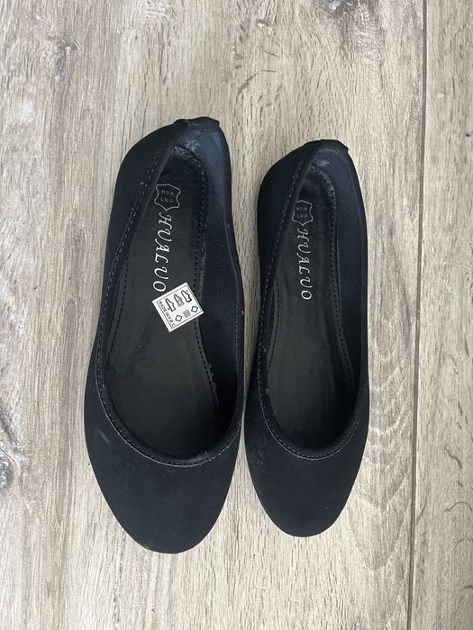 Buty damskie baleriny klasyczne czarne Hualuo r. 37