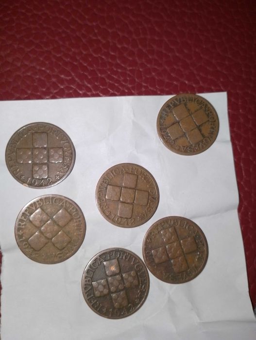 Moedas XX centavos bronze 1942