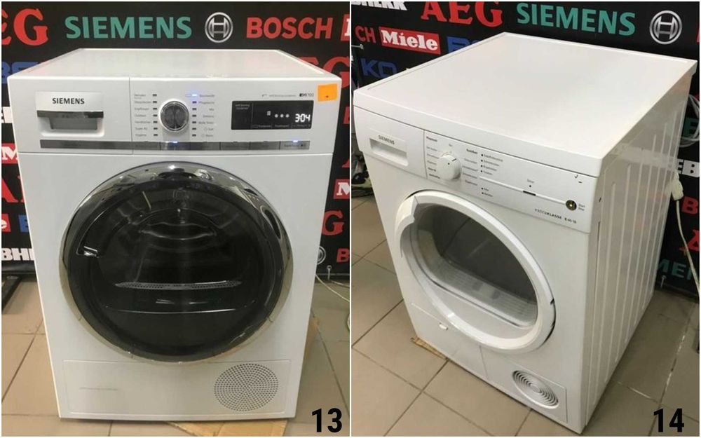 Сушильная Машина SIEMENS WT46 IQ 700 800 890 8кг Компрессорная б\у
