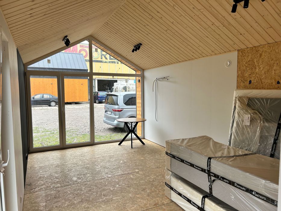 Dom modułowy 40m2 z dostępny od ręki - stalowy szkielet