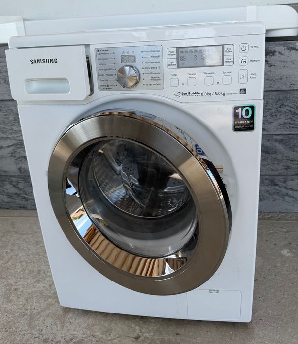 Прально-сушильна машина Samsung Eco Bubble WD0804W8E 8/5 кг