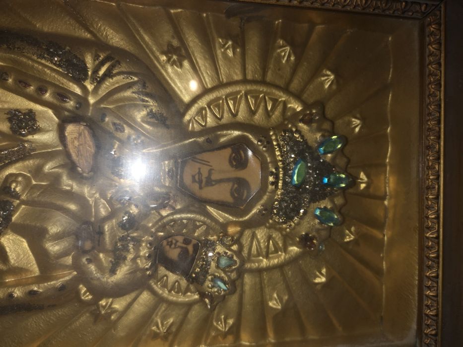 Stary Obraz ikona Matka Boska Częstochowska