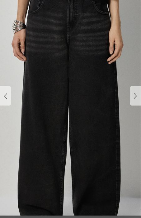 джинси baggy чорного кольору, розмір 32 від бренду house