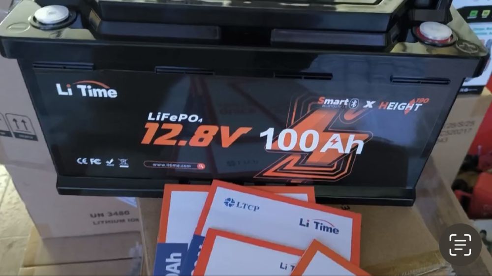 LifePo4 100AH 12.8V Li Time(1280 Wh)Bluetooth