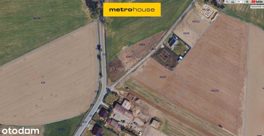 Działka z warunkami zabudowy, prąd na działce.