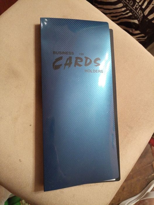 Візитниця, бізнескарт холдер, з впаяними файликами