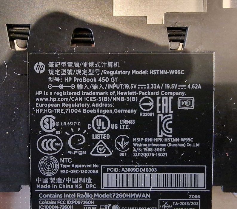 Laptop HP ProBook 450 G1 - i3 | 8GB | 120GB | Win10 | w pełni sprawny