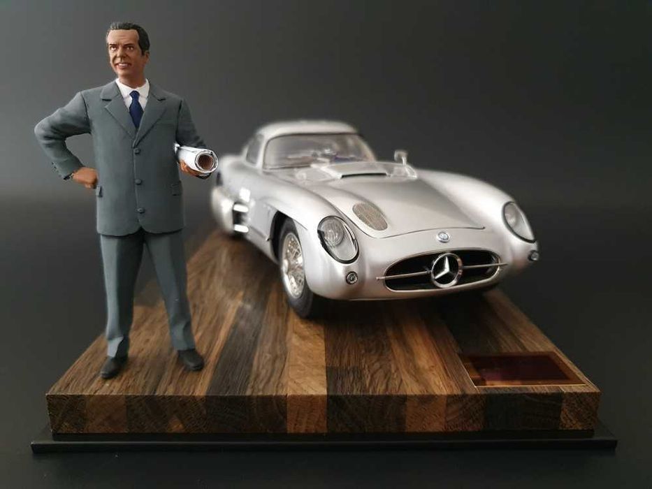 1/18 CMC Mercedes Benz 300 SLR Uhlenhaut-Coupe (Silver) 1955: 57