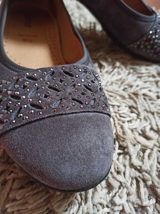 Балетки замшевые Gabor, стопа 26см.