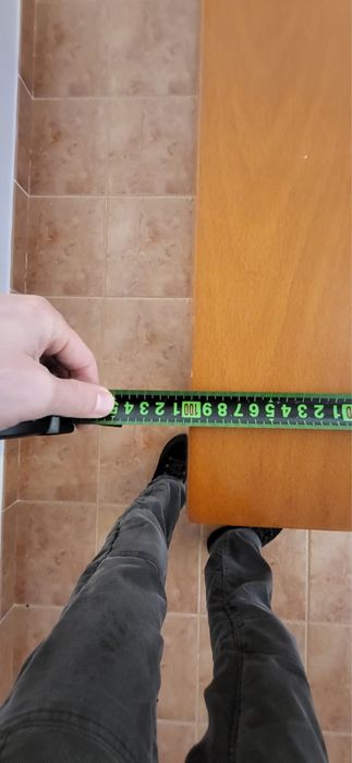 Mesa de madeira extensivel para sala