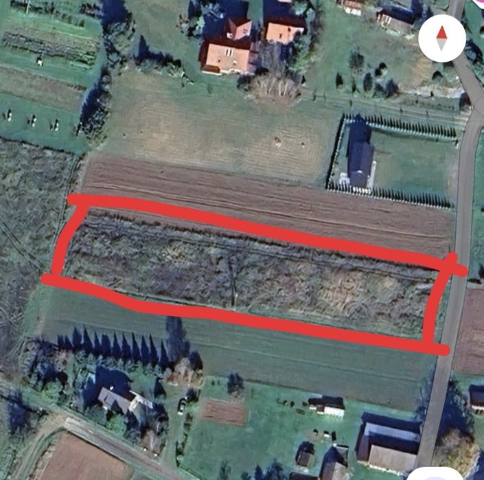 Działka budowlana 29 arów – Słonne / Dubiecko/ widokowa/ WZ/ asfalt