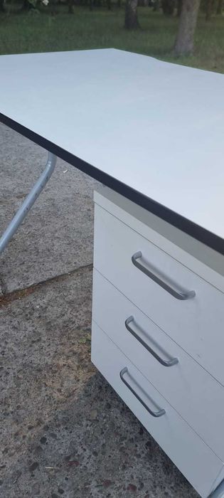 Biurko białe 140x80 biurka biuro dom szkoła