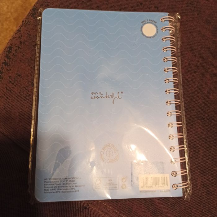 Caderno "mr. Wonderful"