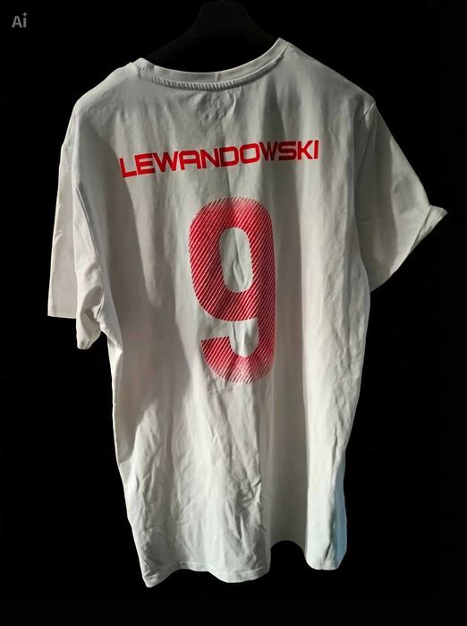 T-shirt Koszulka Robert Lewandowski XXL 2XL Polska 4F