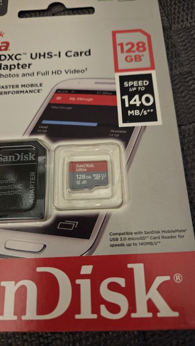 Karta pamięci sandisk 128 gb