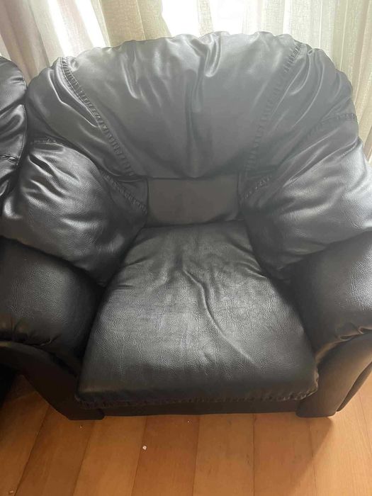 Vendo sofá de couro