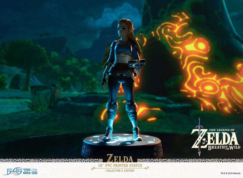 Legend of Zelda Breath of the Wild: Zelda -Estátua-Collector's Edition