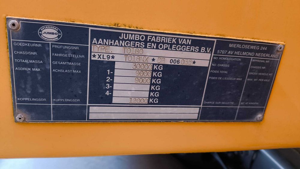 Semi Reboque - Link Trailer - Marca Jumbo -  Impecável