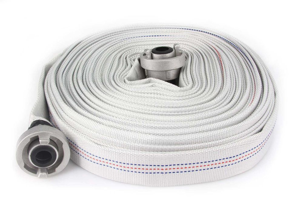 Wąż strażacki 1" 30m do szamba wody motopompy 1 cal z szybkozłączkami