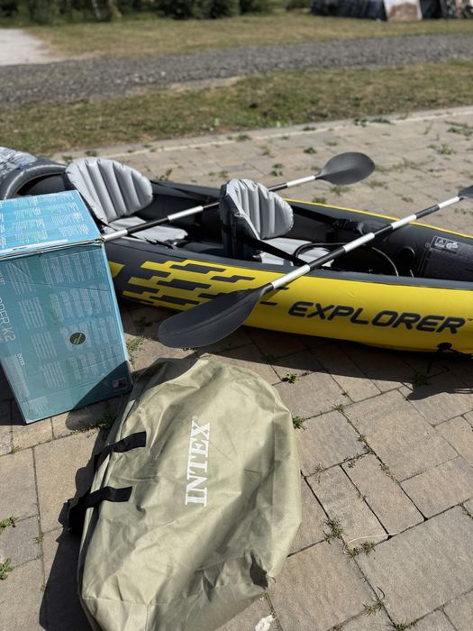 Човен надувна байдарка каяк Intex EXPLORER-K2