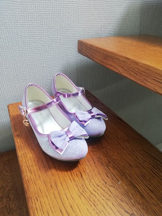 Eleganckie buty 35 fioletowe jak nowe