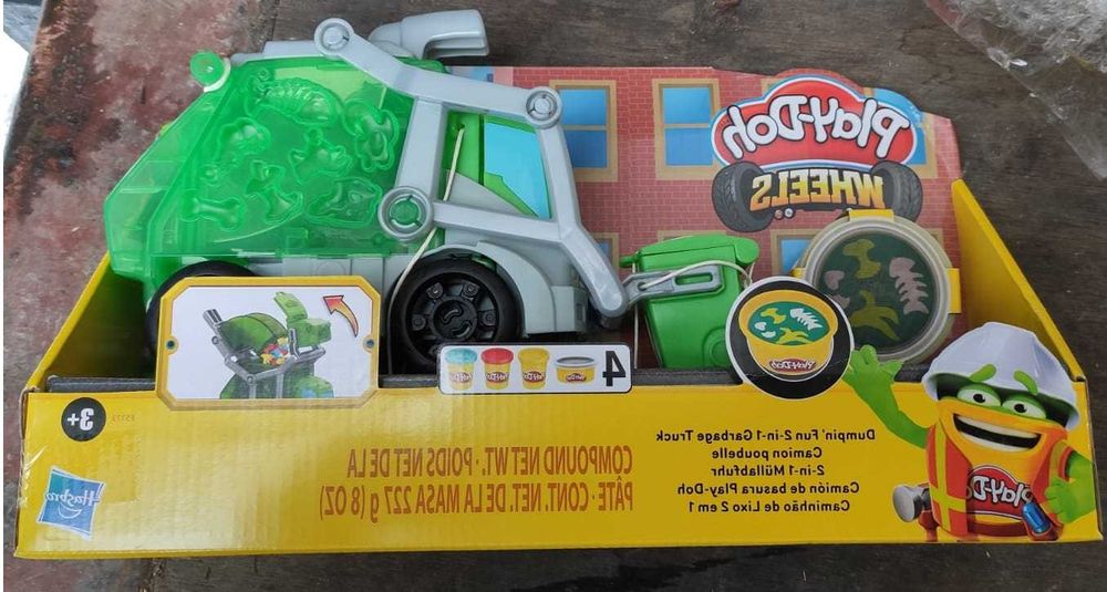 Hasbro Play-Doh Wheels Ciastolina Śmieciarka Pojazd F5173