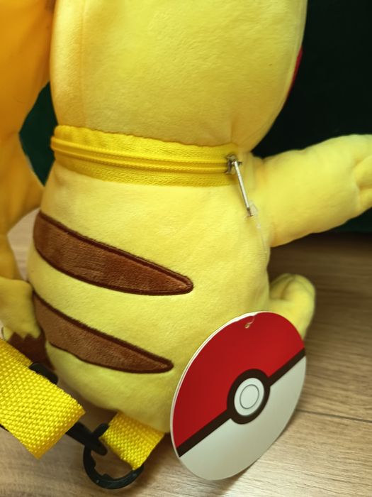 Plecak przytulanka maskotka Pokemon Pikachu