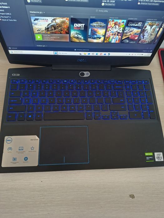 Laptop gamingowy Dell G3 i5-10300H/8GB/512/ GTX1650Ti