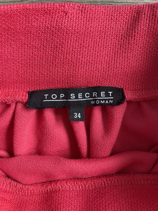 Коралловая юбка карандаш р. 34 top secret длина 50 от 70 об 90