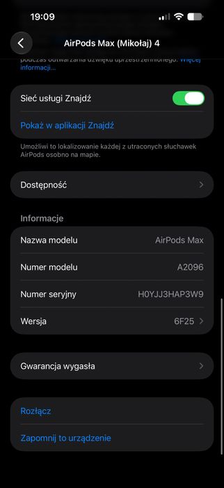 AirPods Max 1 gen.
