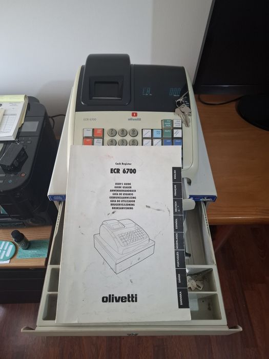 Registadora Olivetti ECR6600