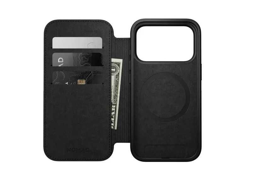 Шкіряний Чохол Nomad Modern Leather Folio Black for iPhone 17 Pro