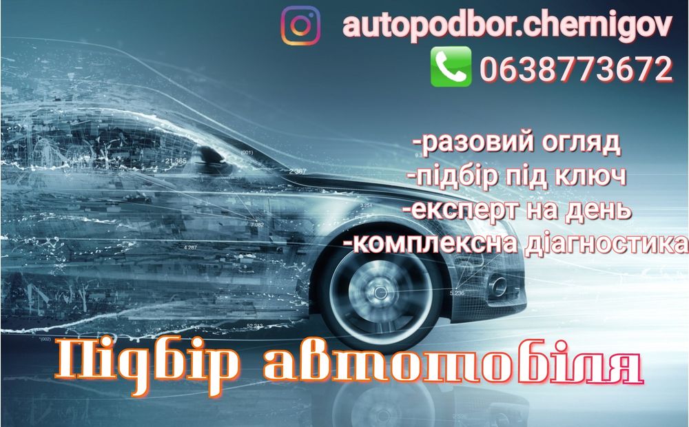Огляд авто перед покупкою з глибокою діагностикою. Чернігів