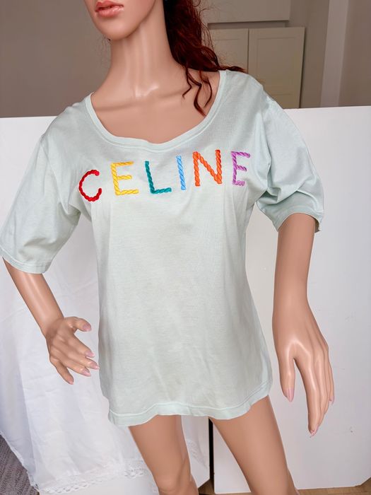 Oversizowy T-shirt Celine.