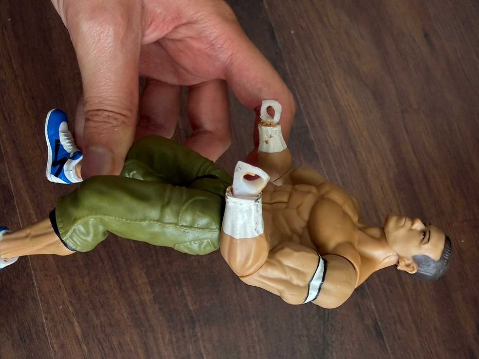 conjunto partes bonecos wwe wrestling mattel figuras brinquedos
