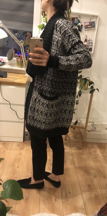 Cynthia Rowley sweter 25% wełna 25% alpaka S