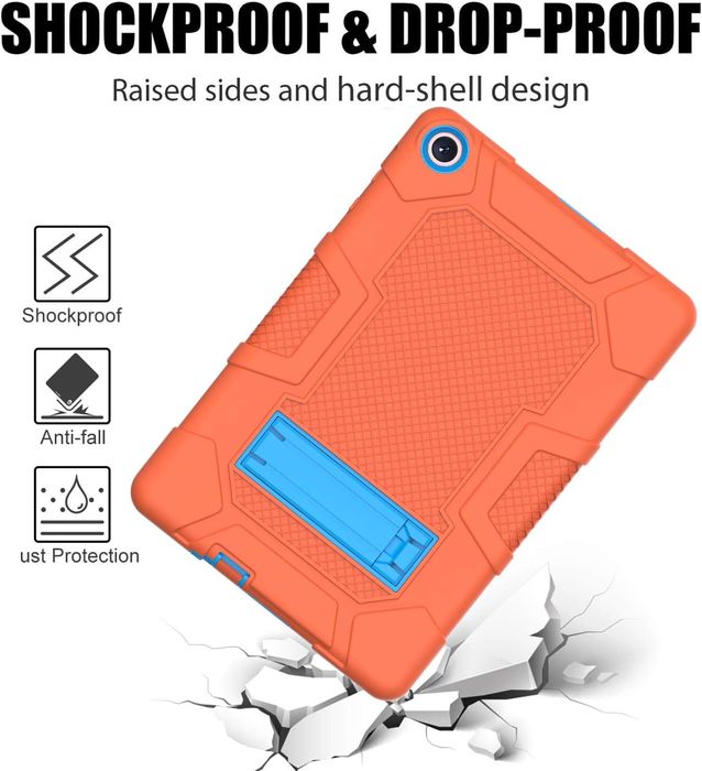 Etui do Samsung Galaxy Tab A 10.1"(T515/T510) z Podstawką Pomarańczowe