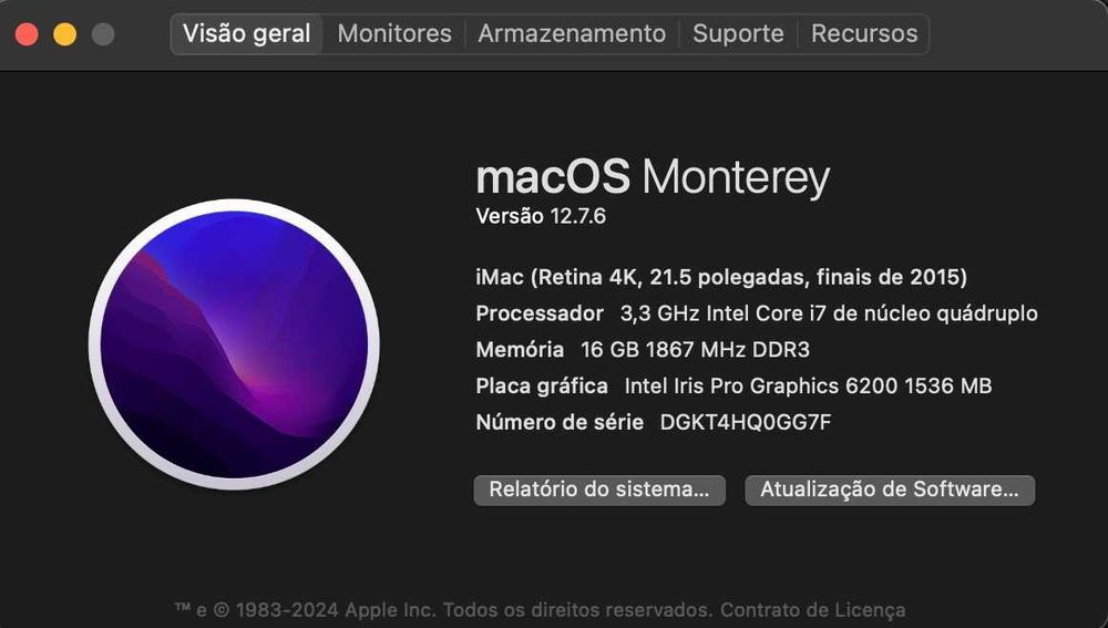 Vendo IMAC 21,5" Retina 4K - 2015 - 1TB - 16GB RAM