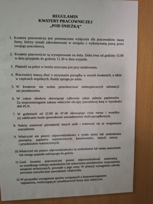 Kwatery pod Śnieżką