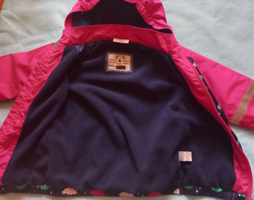 Куртка с светоотражающими элементами  на девочку 2-3 года